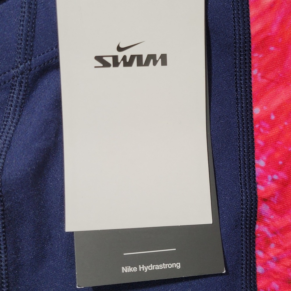 Nike Swim Jammer Swimsuit Shorts Mens 36 Blue USA Olympic Team Hydrastrong NEW - Picture 7 of 12